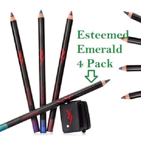 4 Pc. YBF Your Best Friend Esteemed Emerald Eyeliner - New , Full Size, Sealed - Picture 1 of 3